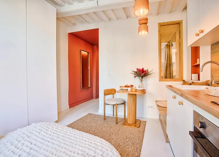 Le Saint-sauveur - Chaleureux 2 Pieces - Videoprojecteur Apartment