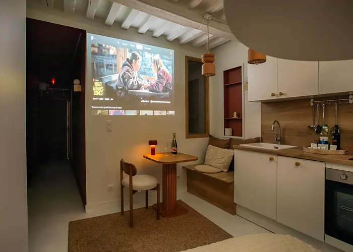 Apartment Le Saint-sauveur - Chaleureux 2 Pieces - Videoprojecteur