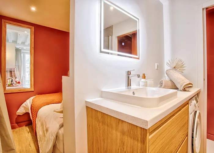 Le Saint-sauveur - Chaleureux 2 Pieces - Videoprojecteur Apartment